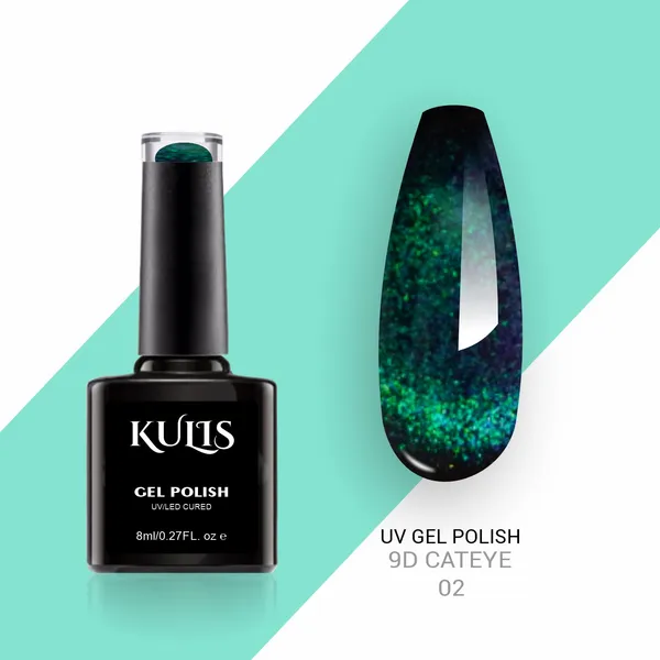Emerald_Teal__Magnetic_Cateye_Uv_Gel_Polish_For_Girls