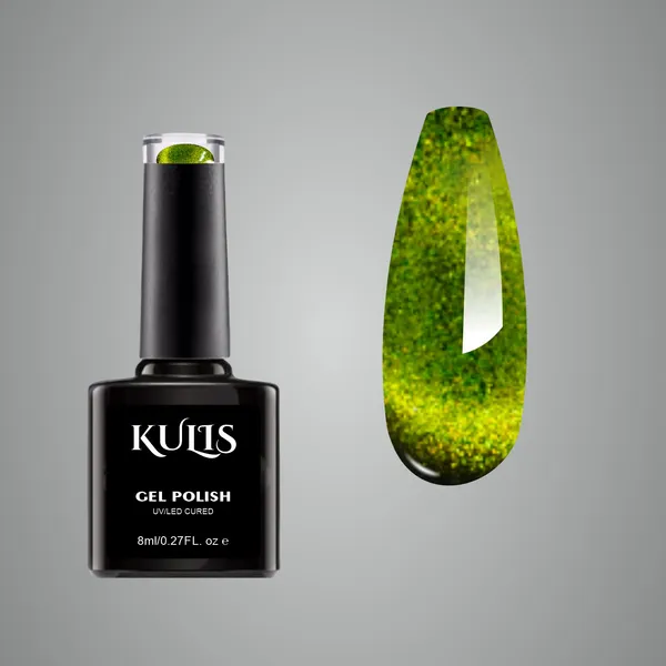 Lime_Green__Magnetic_Cateye_Uv_Gel_Polish_For_Girls