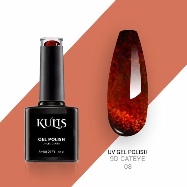 Burnt_Copper__Magnetic_Cateye_Uv_Gel_Polish_For_Girls