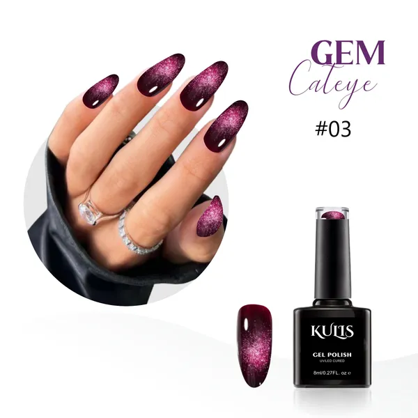 Berry_Magenta_Gem_Cateye_Magnetic_Uv_Led_Cured_Gel_Polish_For_Girls