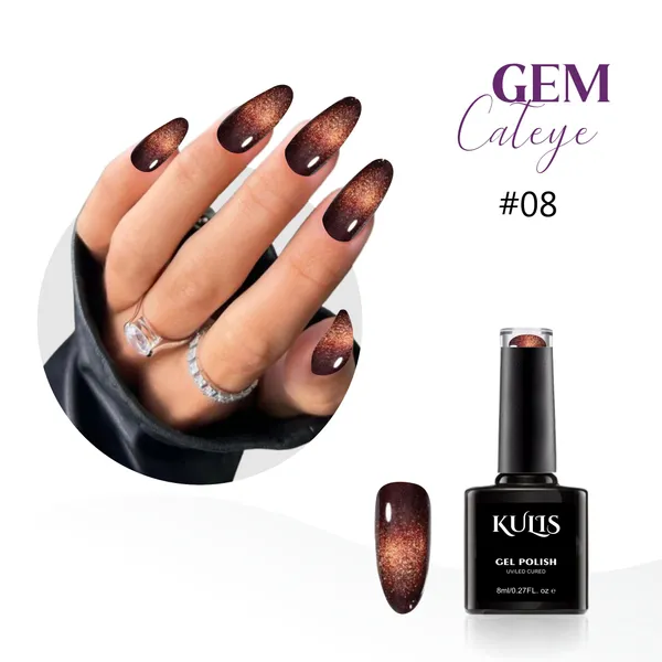 Burnt_Copper_Gem_Cateye_Magnetic_Uv_Led_Cured_Gel_Polish_For_Girls