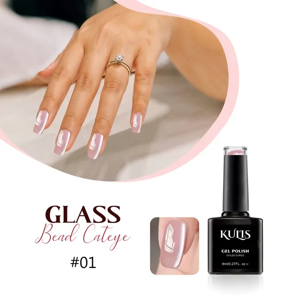 Pearl_Pink_Glass_Bead_Cateye_Silk_Magnetic_Uv_Gel_Polish_For_Girls