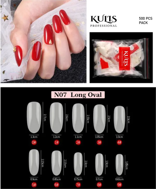 Kulis_-_Natural_Nail_Extension_Tips_Long_Oval_N7_(500Tips)
