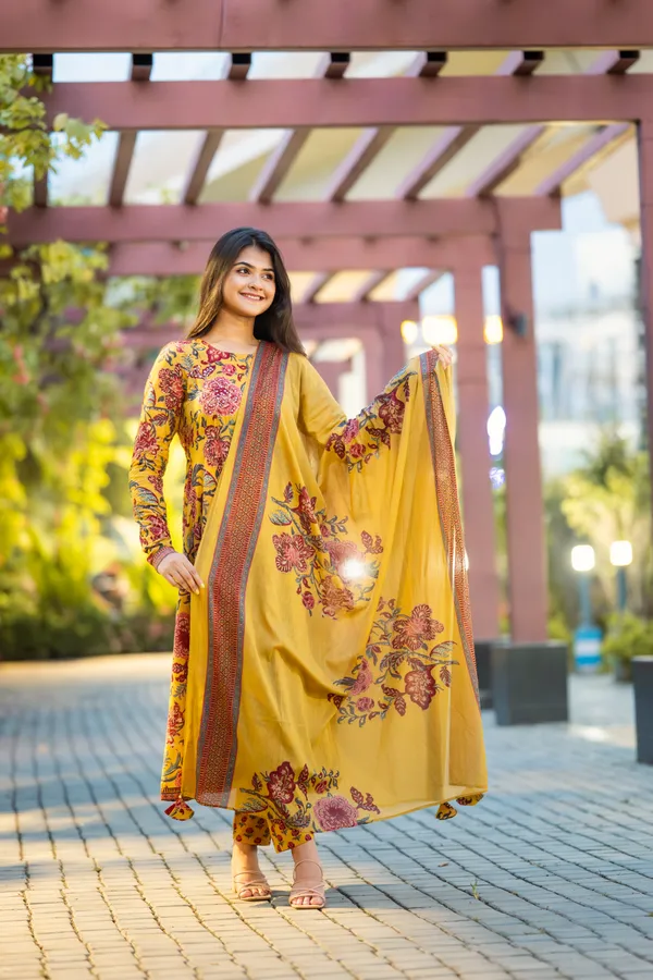 Mustard_Yellow_Premium_Cotton_Sundress_For_Women