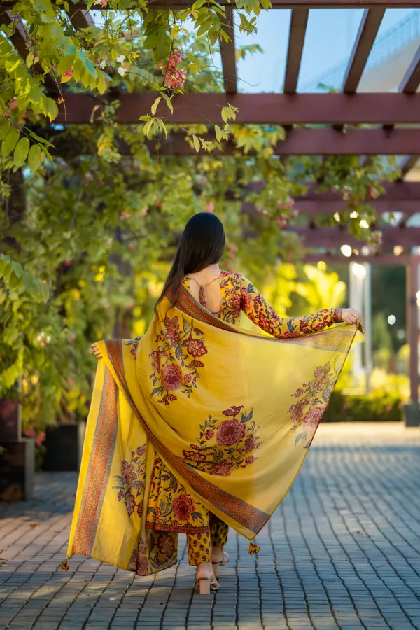 Mustard_Yellow_Premium_Cotton_Sundress_For_Women