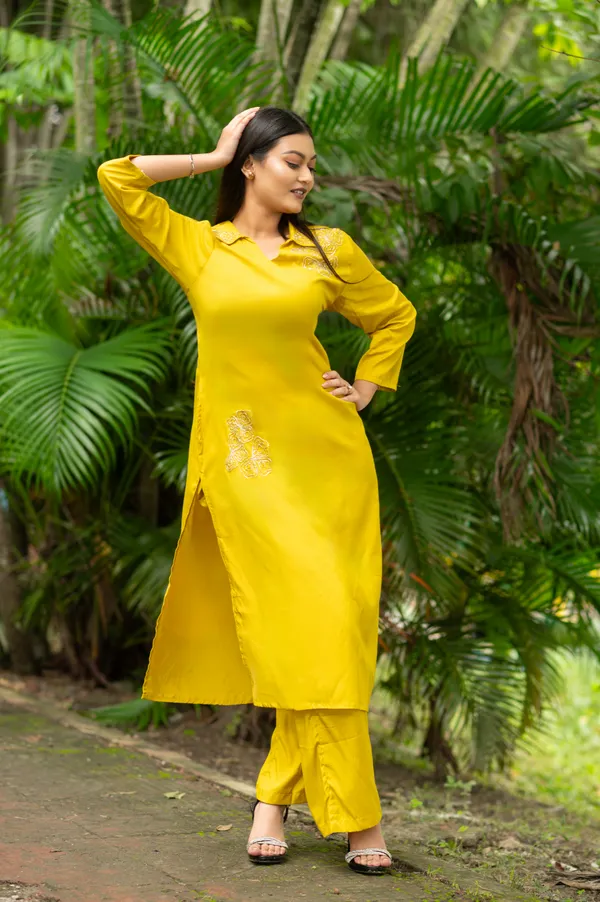Mustard_Yellow_Crystal_Cords_For_Women