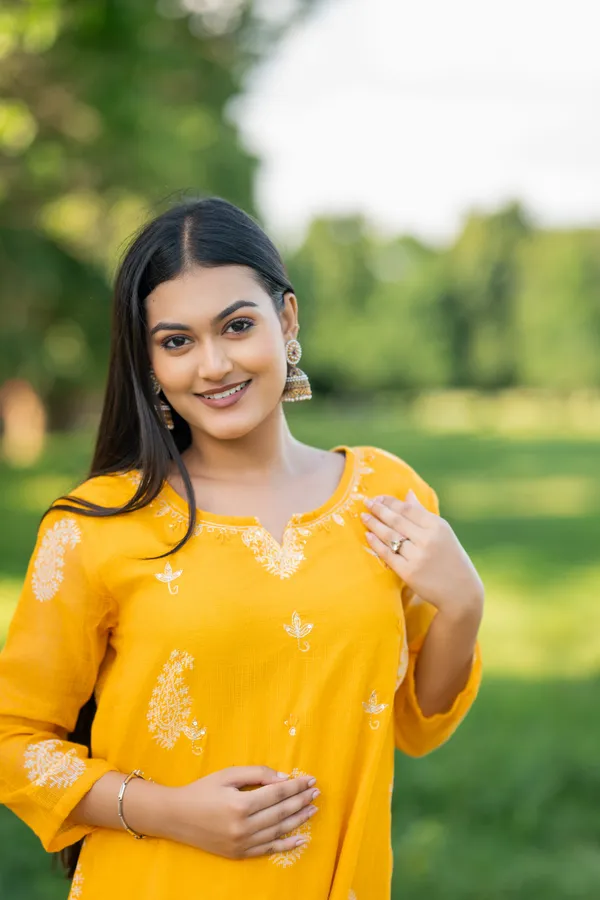Yellow_Handblock_Kota_Doriya_Set_For_Women