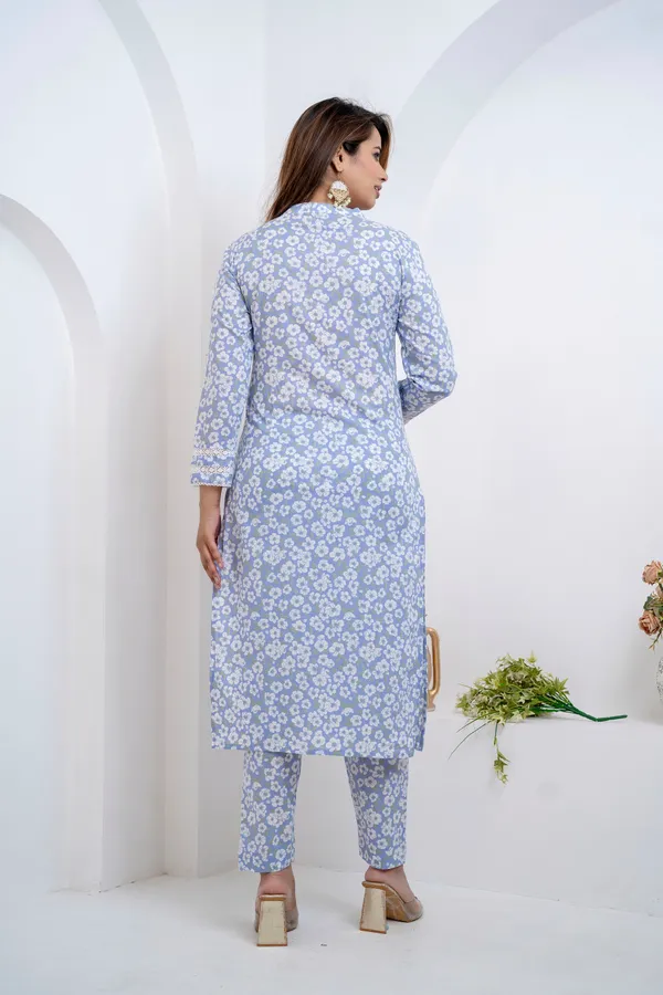 Powder_Blue_Kurta_Pajama_Dupatta_For_Women