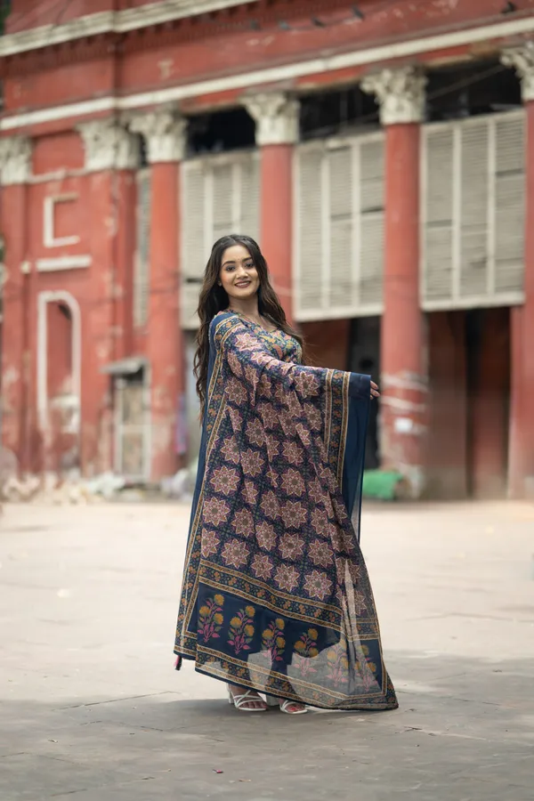 Royal_Blue_Premium_Cotton_Sundress_For_Women