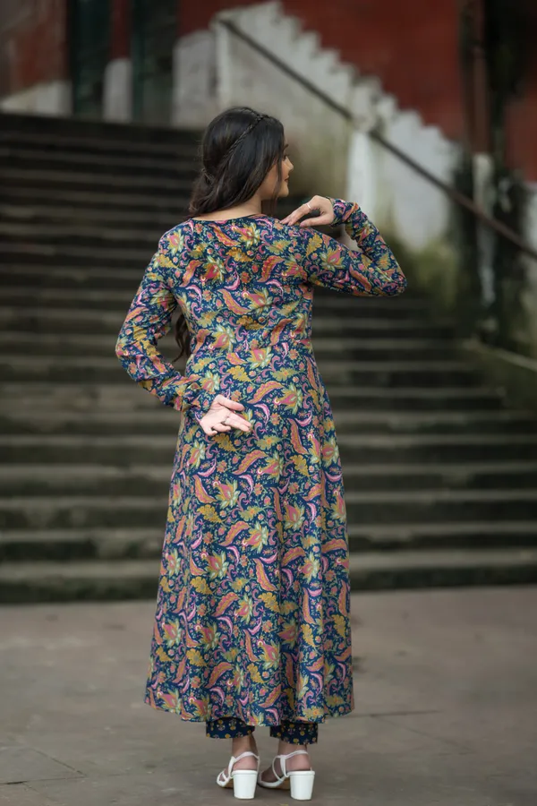 Royal_Blue_Premium_Cotton_Sundress_For_Women