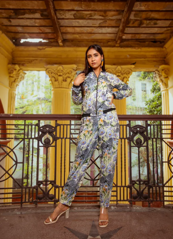 White_Base_Mixed_Floral_Bomber_Jacket_For_Women