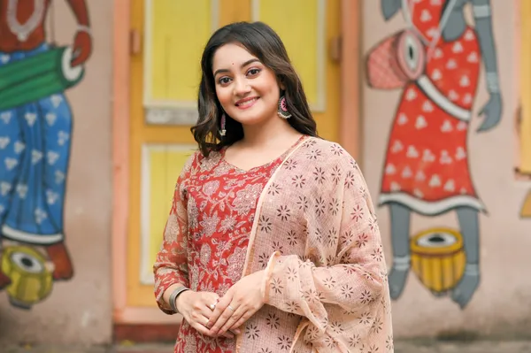 Maroon_Handblock_Kota_Doriya_Set_For_Women