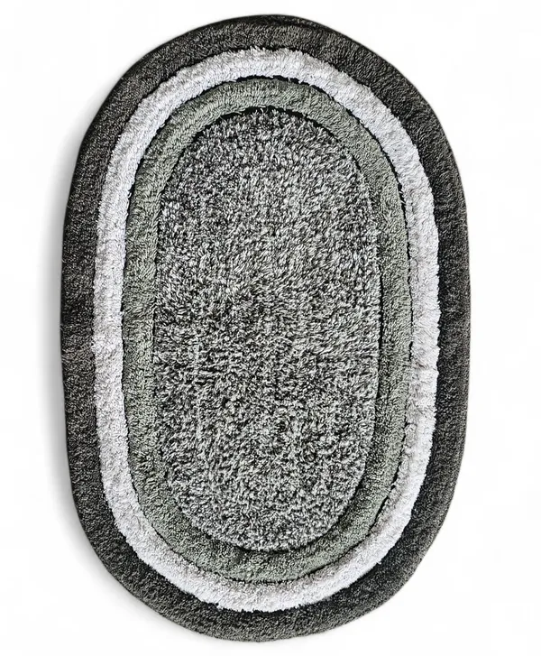 Forest_Green_Premium_Quality_Cotton_Super_Soft_Reversible_Crochet_Bath_Mat_Luxury_Oval