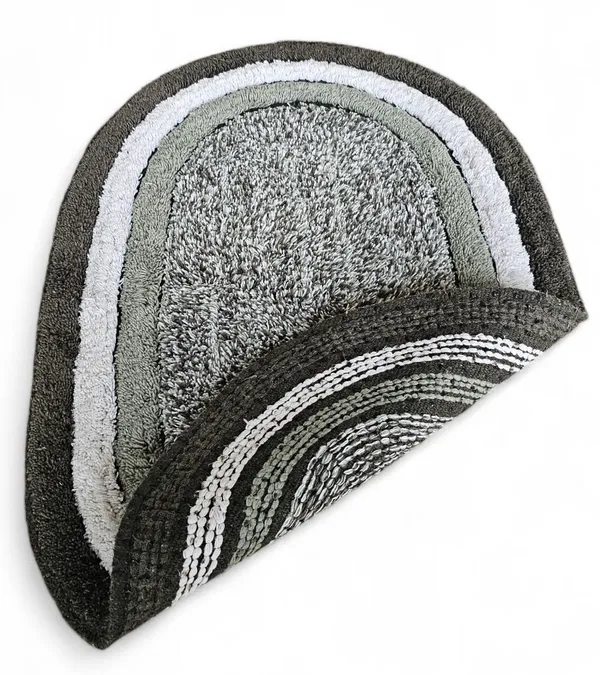 Forest_Green_Premium_Quality_Cotton_Super_Soft_Reversible_Crochet_Bath_Mat_Luxury_Oval