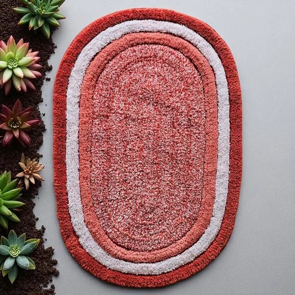 Orange_Premium_Quality_Cotton_Bath_Mat_With_Anti-Skid_Base_40_X_60_Cm