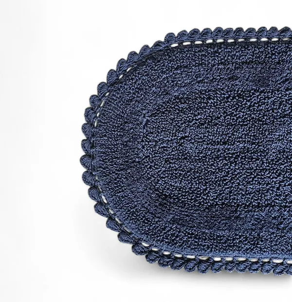 Blue_Premium_Quality_Cotton_Super_Soft_Reversible_Crochet_Bath_Mat/Bathroom_40_X_60_Cm