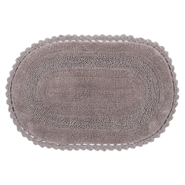 Camel_Premium_Quality_Cotton_Super_Soft_Reversible_Crochet_Bath_Mat/Bathroom_40_X_60_Cm