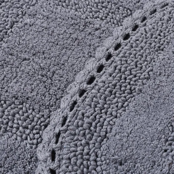 Steel_Grey_Premium_Quality_Cotton_Super_Soft_Reversible_Crochet_Bath_Mat_40_X_60_Cm