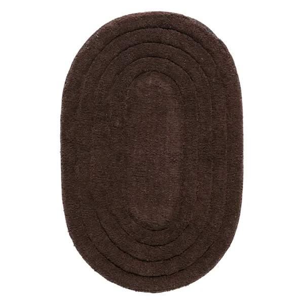 Solid_Coffee_Race_Track_Fine_Cotton_Oval_Bathmat