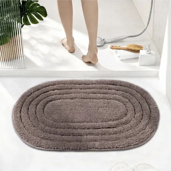 Solid_Camel_Race_Track_Fine_Cotton_Oval_Bathmat