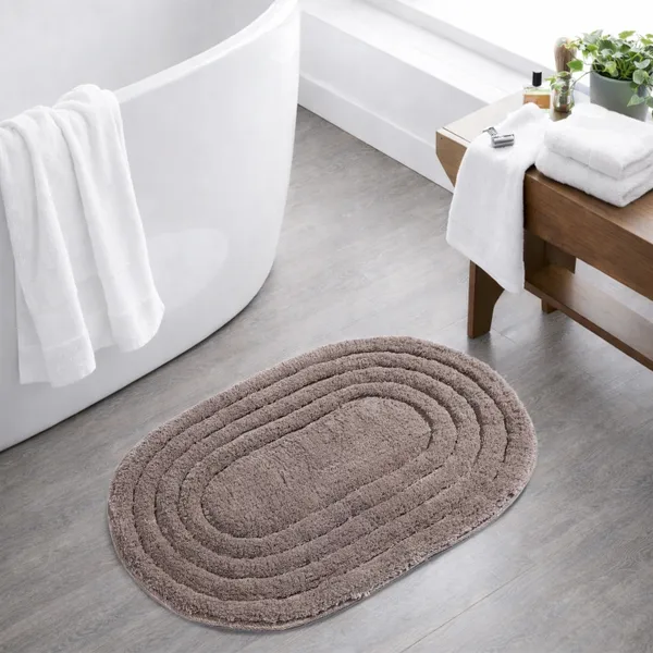 Solid_Camel_Race_Track_Fine_Cotton_Oval_Bathmat