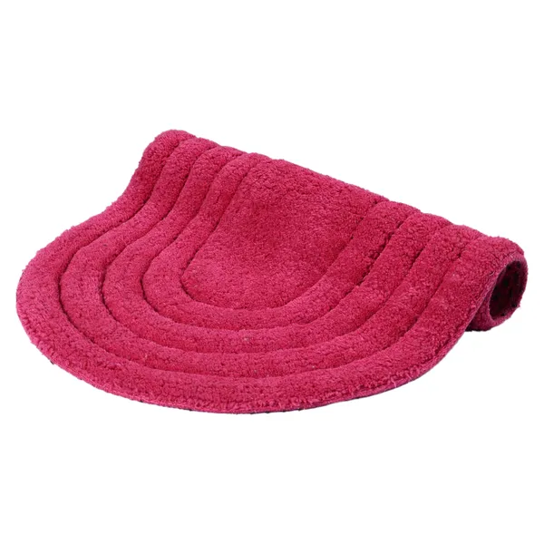 Solid_Fuchsia_Race_Track_Fine_Cotton_Oval_Bathmat