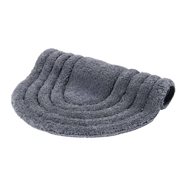 Solid_Grey_Race_Track_Fine_Cotton_Oval_Bathmat
