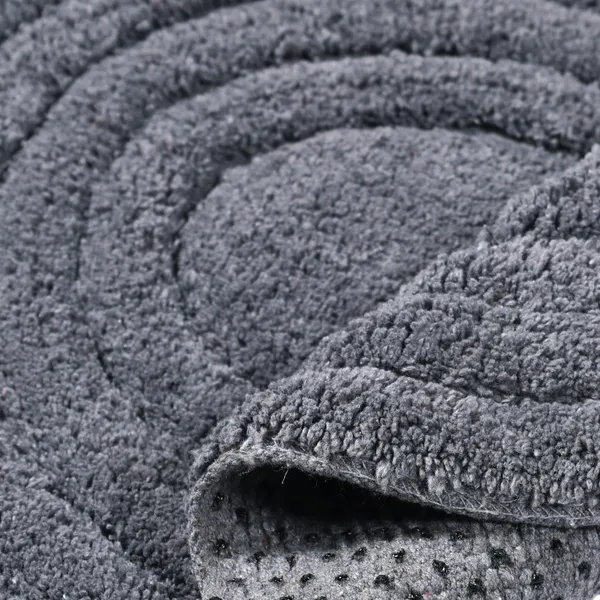 Solid_Grey_Race_Track_Fine_Cotton_Oval_Bathmat