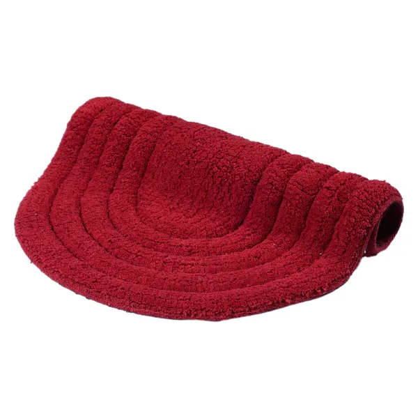 Solid_Red_Race_Track_Fine_Cotton_Oval_Bathmat