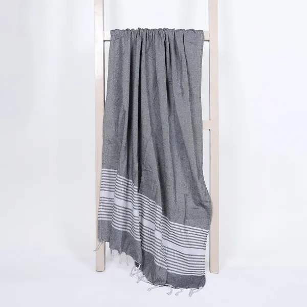 Grey_Premium_Quality_Cotton_100%_Beach_Towel_90_X_170_Cm
