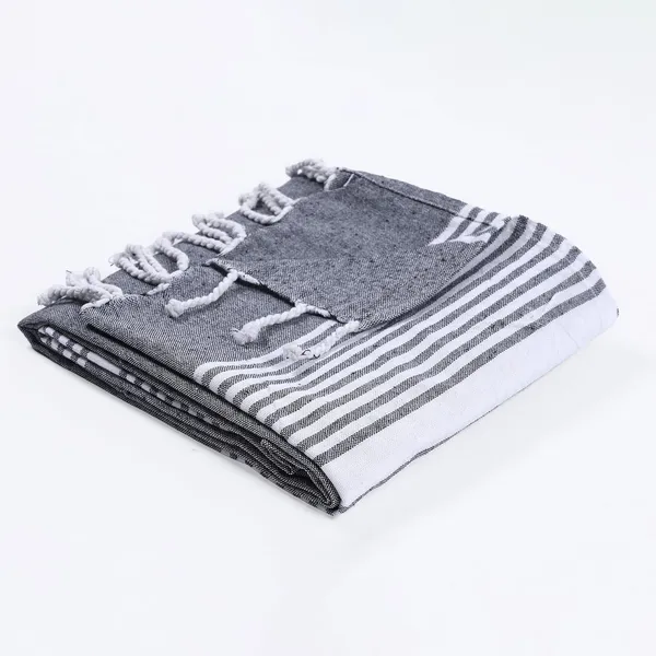 Grey_Premium_Quality_Cotton_100%_Beach_Towel_90_X_170_Cm