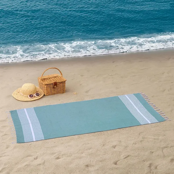 Sea_Green_Premium_Quality_Cotton_100%_Beach_Towel_90_X_170_Cm