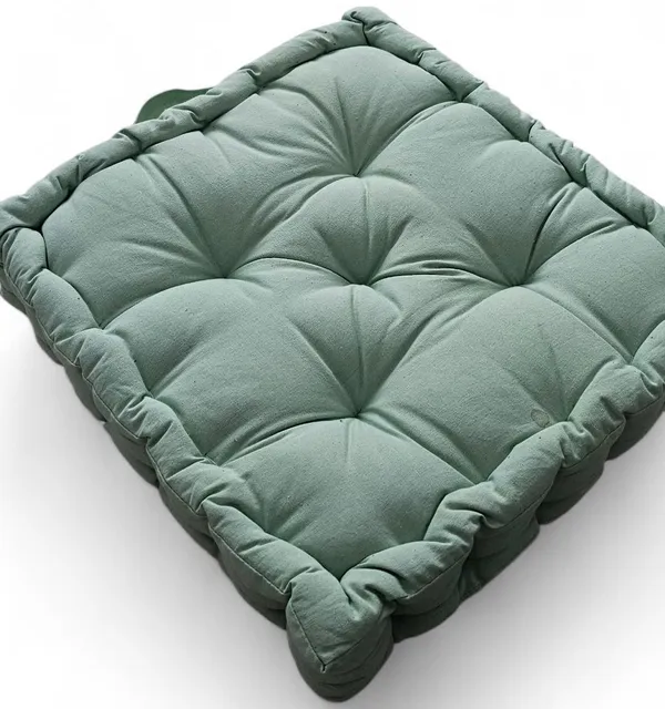 Sea_Green_Premium_Quality_Cotton_Floor_Cushion_40_X_40_Cm