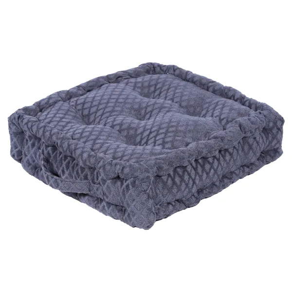Grey_Premium_Quality_Velvet_Floor_Cushion_40_X_40_Cm