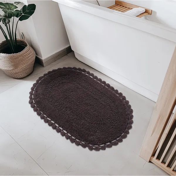 Coffee_Premium_Quality_Cotton_Super_Soft_Reversible_Crochet_Bath_Mat/Bathroom_40_X_60_Cm