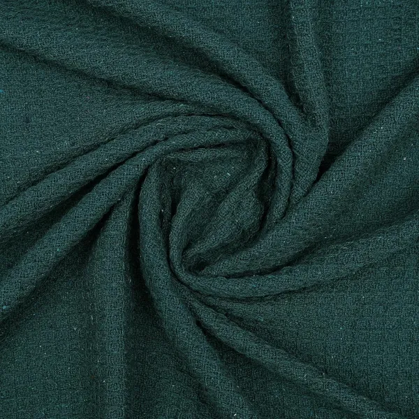 Bottle_Green_Premium_Quality_Cotton_Waffle_Throw_125_X_160_Cm