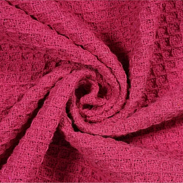 Fuschia_Premium_Quality_Cotton_Waffle_Throw_125_X_160_Cm