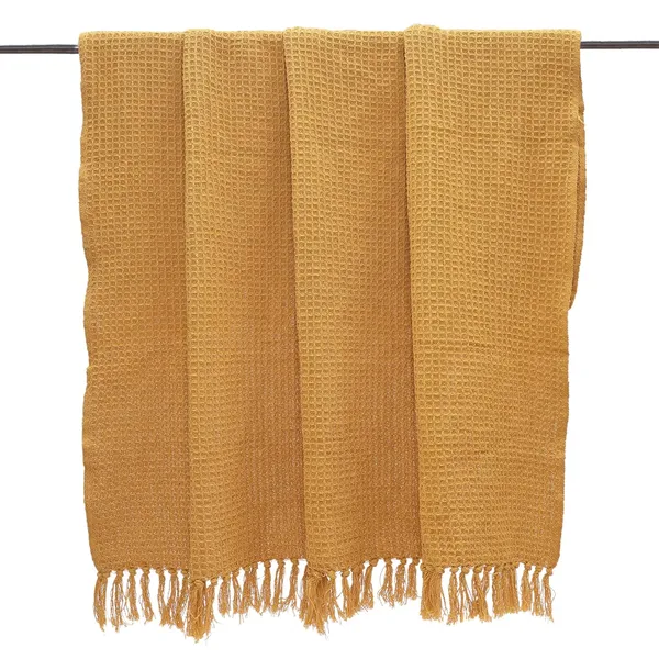 Golden_Premium_Quality_Cotton_Waffle_Throw_125_X_160_Cm