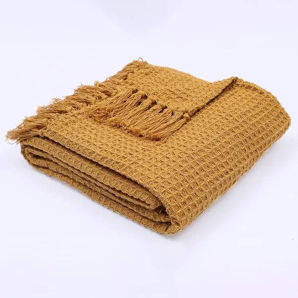Golden_Premium_Quality_Cotton_Waffle_Throw_125_X_160_Cm