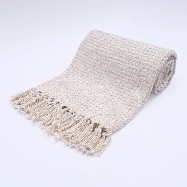 Natural_Premium_Quality_Cotton_Waffle_Throw_125_X_160_Cm
