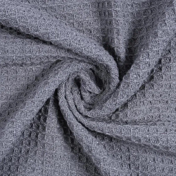 Steel_Grey_Premium_Quality_Cotton_Waffle_Throw_125_X_160_Cm