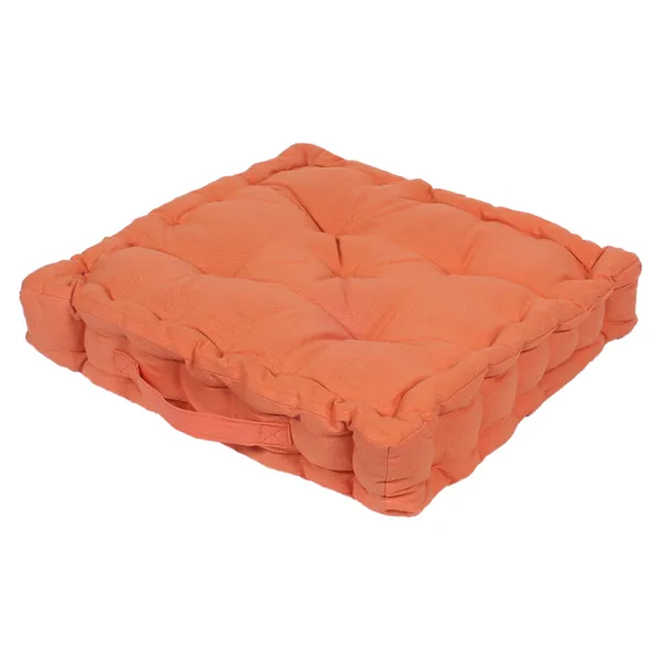 Orange_Premium_Quality_Cotton_Floor_Cushion_40_X_40_Cm