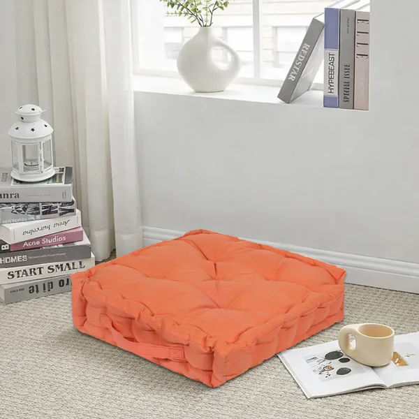 Orange_Premium_Quality_Cotton_Floor_Cushion_40_X_40_Cm