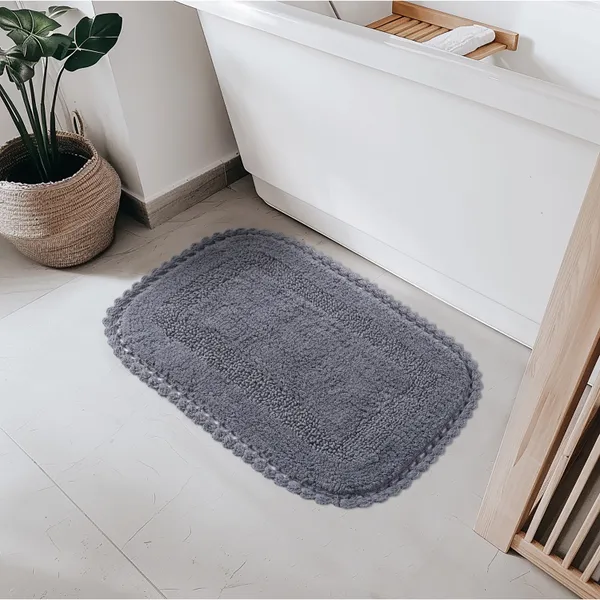Steel_Grey_Premium_Quality_Cotton_Super_Soft_Reversible_Crochet_Bath_Mat_40_X_60_Cm