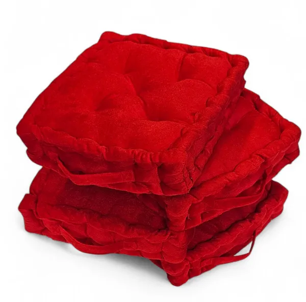 Red_Premium_Quality_Velvet_Floor_Cushion_For_Seating_And_Home_Decor_40_X_40_Cm