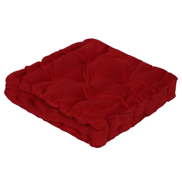 Red_Premium_Quality_Velvet_Floor_Cushion_For_Seating_And_Home_Decor_40_X_40_Cm