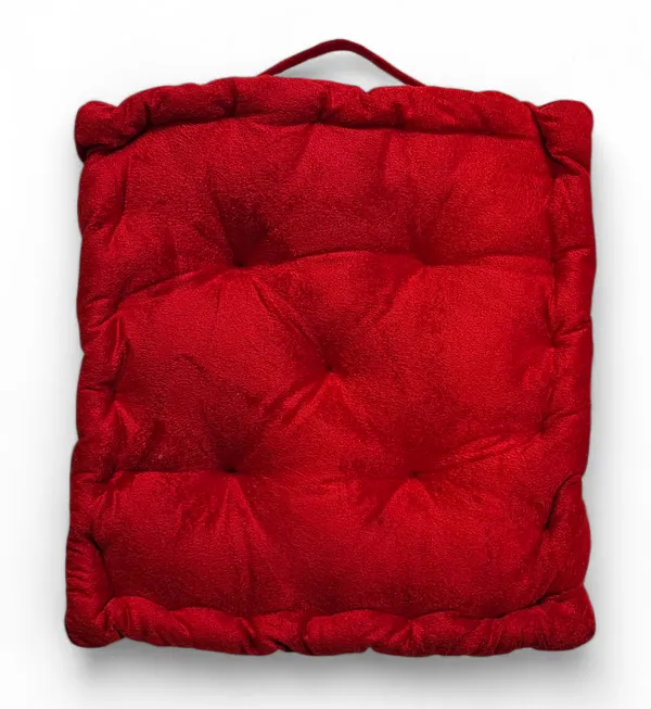 Red_Premium_Quality_Velvet_Floor_Cushion_For_Seating_And_Home_Decor_40_X_40_Cm