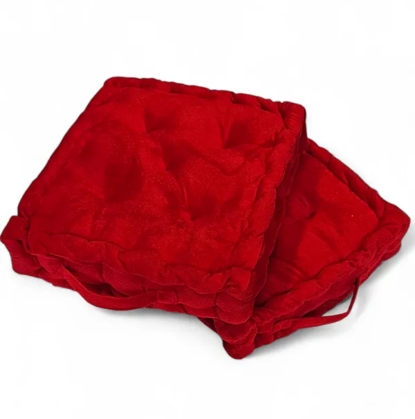 Red_Premium_Quality_Velvet_Floor_Cushion_For_Seating_And_Home_Decor_40_X_40_Cm
