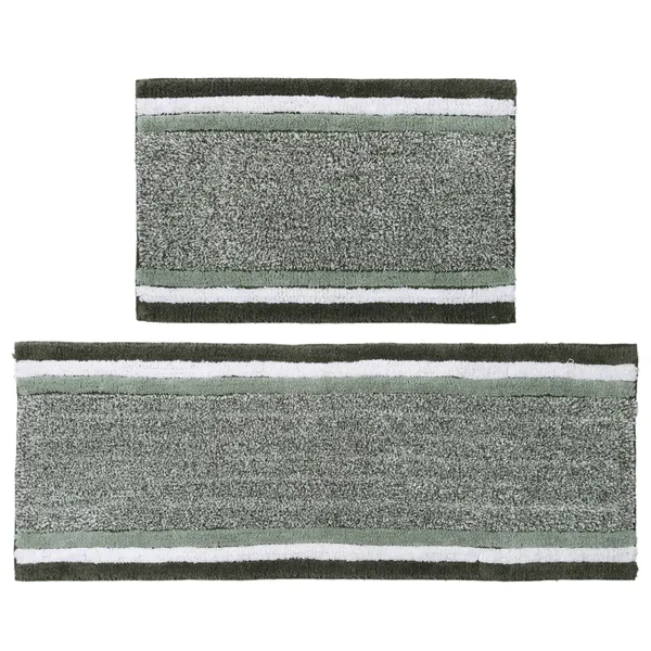 Green_Premium_Quality_Cotton_Kitchen_Runner_&_Bath_Mat_40_X_120_Cm_&_40_X_60_Cm