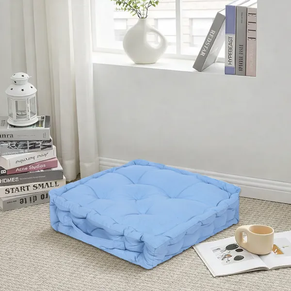Blue_Premium_Quality_Cotton_Floor_Cushion_40_X_40_Cm